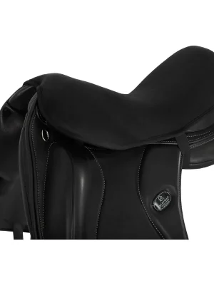 Acavallo Dressursitzschoner Classic Gel mit Dri-lex-Bezug - Schwarz Neu