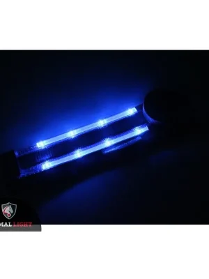 Meistverkauft Animal Light Leucht - Hundegeschirr "Flex" - blau - Schwarz