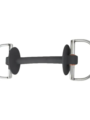 Beris Gebisse D-Ring Gebiss Prime extra soft - Silber/Schwarz Aktuell