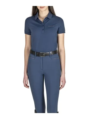 Equiline Polo Shirt Evae M/C Damen - Diplomatic Blue Meistverkauft