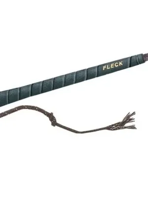 Fleck Dressurgerte Superflex/ Nylongespinst, hoch flexibel mit Fleck-Griff  - Schwarz Kostenloser Versand