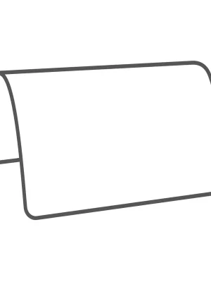 Echt Hauptner Waschservice Western- oder Lammfellpad - Weiss-Schwarz