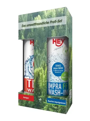 Letzte Chance Hey Sport Hey Sport Tex Wash & Impra FF Wash in Set 2 x 250ml