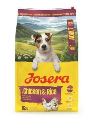 Expressversand Josera Mini Adult Chicken & Rice Trockenfutter - Natur