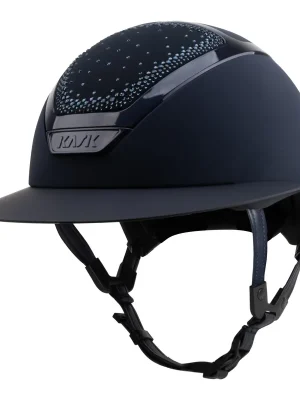 KASK Reithelm Star Lady Chrome Swarovski In-Out Montana  - Navy Knallerangebot
