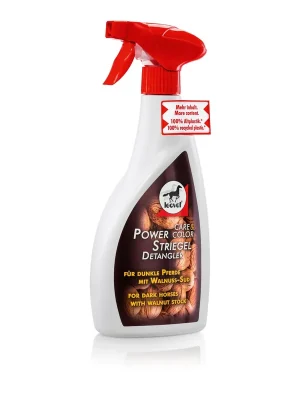 Gratis Versand leovet Power Striegel Walnuss