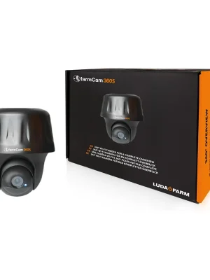 LudaFarm FarmCam 360S - rotierende WiFi Überwachungskamera - Schwarz Kracherpreis