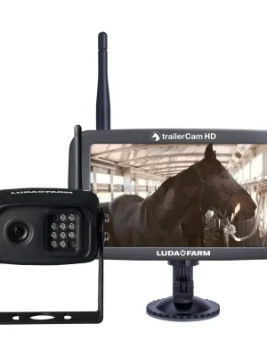 Abverkauf LudaFarm TrailerCam HD Profi Kamerasystem für Pferdeanhänger - Schwarz