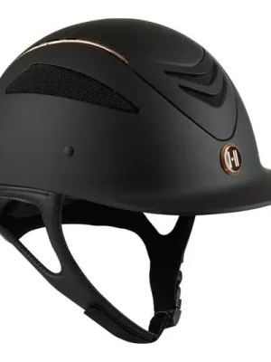 Super-Preis One K Reithelm Defender Pro Matt Rosegold Pipe - schwarz
