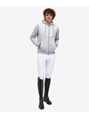 RG Italy Sweatshirt Hooded Zip Herren - Grau Preis Gesenkt