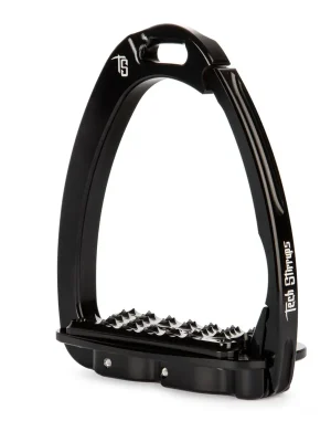 Tech Stirrups Sicherheitssteigbügel Venice Sloped Evo - Schwarz/Schwarz Sichere Zahlung
