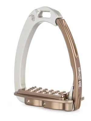 Tech Stirrups Sicherheitssteigbügel Venice EVO (Paar) - silber/braun Rabatt