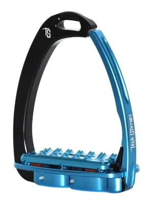 Sonderaktion Tech Stirrups Sicherheitssteigbügel Venice Sloped Evo - Schwarz/Blau
