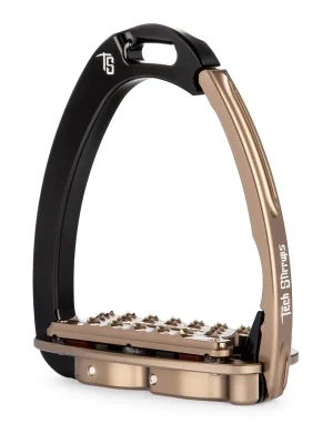 Heißes Angebot Tech Stirrups Sicherheitssteigbügel Venice Sloped Evo - Schwarz/Braun