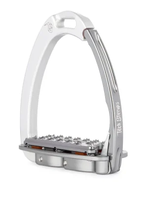 Neu Im Sortiment Tech Stirrups Sicherheitssteigbügel Venice Sloped Evo - Silber / Titanium