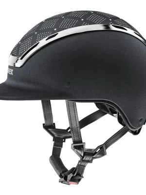 Markenware Uvex Reithelm Exxeed Jewel - Black