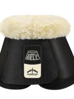Echt Veredus Springglocken KUNSTFELL "Safety Bell" Save The Sheep - schwarz