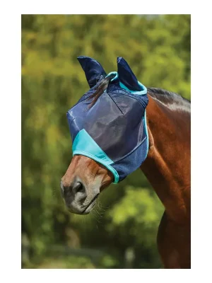 Zertifiziert Weatherbeeta Fliegenmaske Deluxe Fine mit Ohren