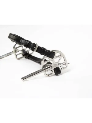 Star-Bridle Gebisslose Zäumung (ohne Kopfzeug) - schwarz Super-Preis
