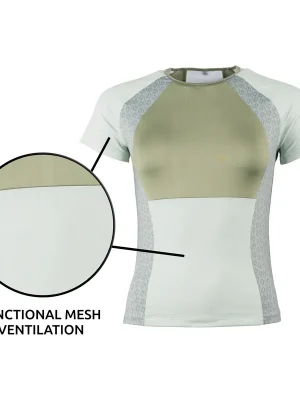Marengo Funktionsshirt Summer Wind Mesh kurzarm - Pale Olive Jetzt Bestellen