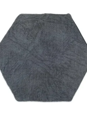 Bestseller Pety Mattenüberzug gross, teddy - Anthrazit