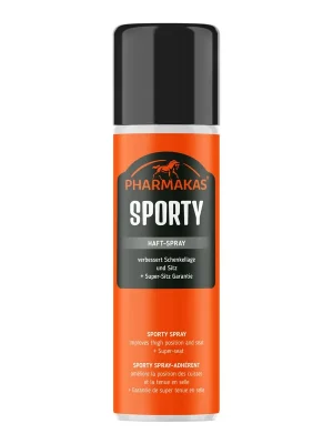 Pharmakas Horse Sporty Haft-Spray - Orange/Schwarz Expressversand