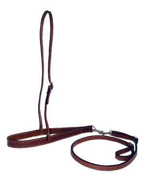 Pool's Western Nasenband mit Tie Down - Dark Brown Jetzt Kaufen