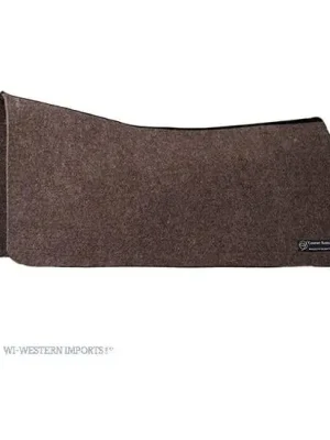 Western Imports Filz-Unterlage anatomisch - Brown Garantierte Lieferung