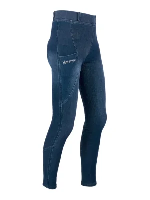 Marengo Reitleggings Jeans Fullgrip Damen - Dark Denim Billig