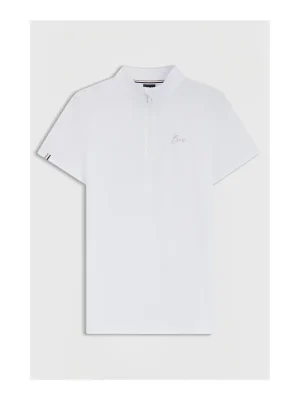 Günstig BOSS Equestrian Turniershirt Maira Texture Damen - White