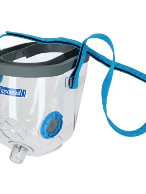 Hippomed Inhalationsmaske für AirOne - Blau Transparent Expressversand