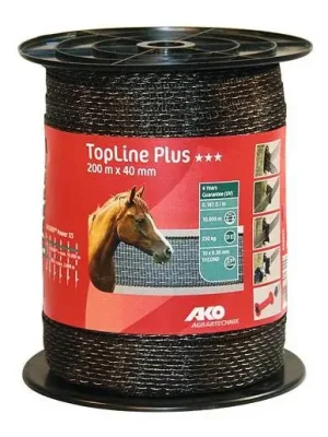 Top-Seller AKO Weidezaunband TopLine Plus, braun - Braun