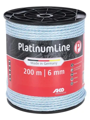 Sichere Zahlung AKO PlatinumLine Weidezaunseil geflochten - Weiss/Blau