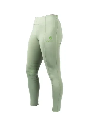 Marengo Reitleggings Georgina Kniegrip Damen - Stone Green Geprüft