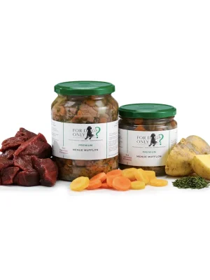 For Dogs Only? Premium Hundefutter Menue Mufflon Neue Kollektion