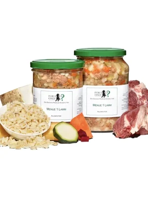 For Dogs Only? Premium Hundefutter Menue Lamm Echt