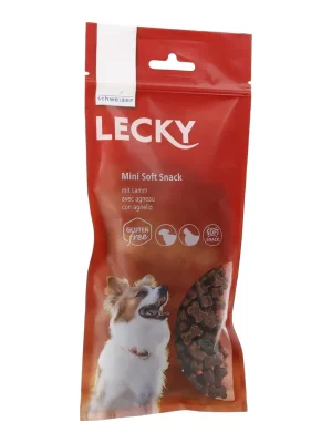 Kostenfreie Lieferung LECKY Mini Soft Snack mit Lamm - Natur