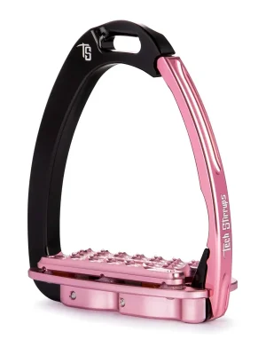 Tech Stirrups Sicherheitssteigbügel Venice Plus Evo - Black/Pink Begrenztes Angebot