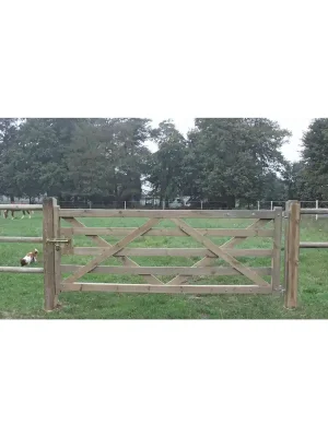 Growi Holz-Weidetor Sussex - Höhe 120 cm - Braun Sonderaktion