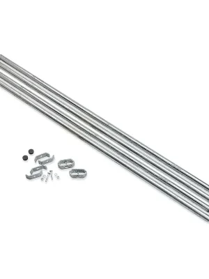 Geprüft Growi Erdanker für Rundbogen-Weidezelt - Silber