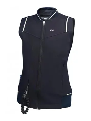 Super-Preis Helite Airshell Weste Prestige Unisex - kompatibel mit Zip'in Airbag - schwarz/weiss