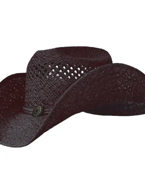 Nur Heute Tombstone Western-Stroh-Hut - Black
