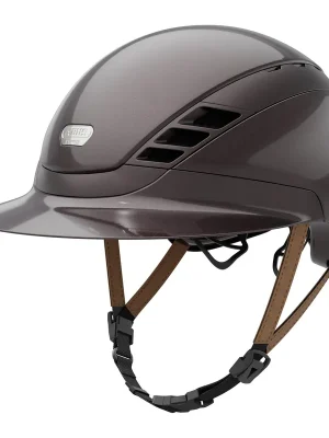 Begrenztes Angebot Abus Reithelm AirLuxe PURE LV - shiny metallic hazelnut