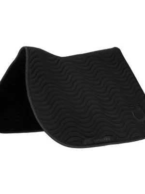 Echt Equestro Springschabracke Universe Wave Glitzerband - Schwarz