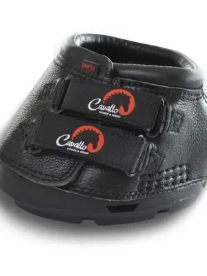 Preisreduziert Cavallo Horse & Rider Hufschuhe Hufschuhe Simple Slim (Paar) - Schwarz