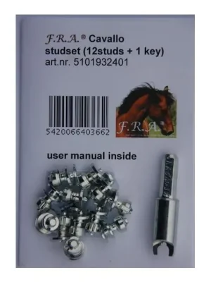 Nur Für Kurze Zeit Cavallo Horse & Rider Hufschuhe Hufschuh Stollen Set - Silber