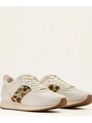 Ariat Sneaker Ranch Runner - Creme/Leo Geprüft