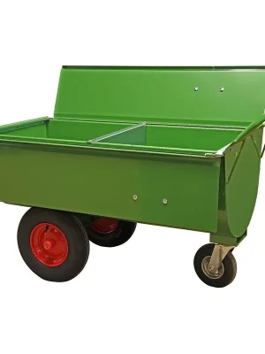 Growi Futterwagen komplett mit Trennwand und Deckel - Grün Bestseller
