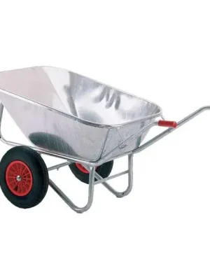 Growi Grossmuldenkarre 200 Liter - 2 Rad - Silber Ausverkauf