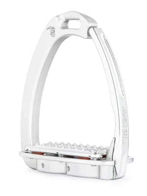 Ausverkauf Tech Stirrups Sicherheitssteigbügel Venice Dressage Plus - silber/silber